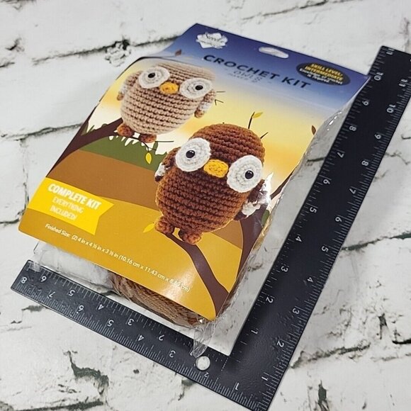 Needle Creations Harvest & Holiday Crochet Kits Owls for 2 Owls New - Picture 5 of 5
